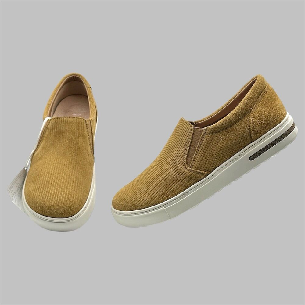 Birkenstock Oswego Sandcastle Slip-On Leather  Unisex Women US 9 EU 40 Shoes